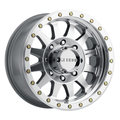 Method MR304 Double Standard 20x10 -18mm Offset 8x170 130.81mm CB Machined/Clear Coat Wheel - MR30421087318N