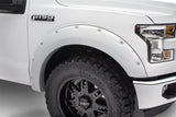 Bushwacker 16-17 Ford F-150 Styleside Pocket Style Flares 4pc 78.9/67.1/97.6in Bed - Oxford White - 20935-12