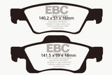 EBC 11+ Dodge Durango 3.6 Yellowstuff Rear Brake Pads - DP41872R