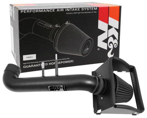 K&N 2015 Ford F150 5.0L V8 Blackhawk Performance Intake Kit - 71-2591