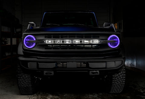 Oracle 2021 Ford Bronco DRL Upgrade w/ Halo Kit - ColorSHIFT w/ 2.0 Controller - 1468-333