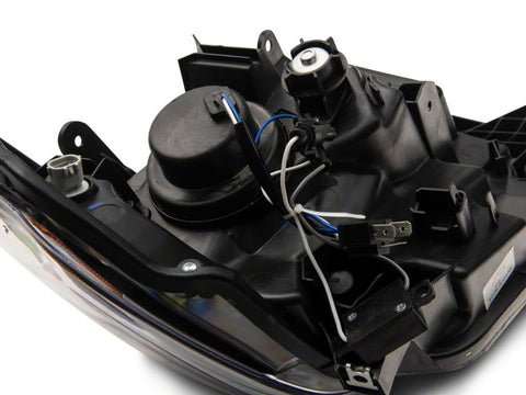 Raxiom 14-21 Toyota Tundra Axial Series Projector Headlights w/ LED Bar- Blk Housing (Clear Lens) - TU16010