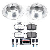 Power Stop 95-97 Audi A6 Rear Z26 Street Warrior Brake Kit - K514-26
