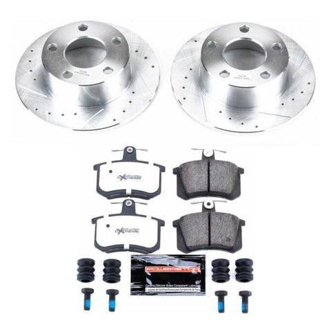 Power Stop 95-97 Audi A6 Rear Z26 Street Warrior Brake Kit - K514-26