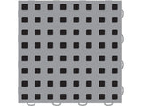 WeatherTech TechFloor - 12in X 12in Tiles - Grey/Black **Order in Qtys of 10 - 51T1212 GR-BK