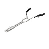 MagnaFlow Cat-Back 15-16 Land Rover Ranger Rover V6 SS 2.5in Dual Split Rear Exit 4.5in Black Tips - 19123