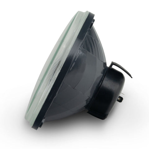 Oracle 7in Sealed Beam Glass Lens Headlight  Non-Halo-Compatible with H4 LED Bulbs - 6905-504