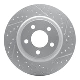 R1 13-25 Mazda Mx-30 Rear Right Drilled & Slotted Geo-Carbon Rotor - 830-80083R