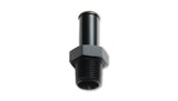 Vibrant 3/8in NPT to 1/2in Barb Straight Fitting - Aluminum - 11202
