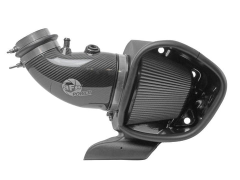 aFe 12-21 Jeep Grand Cherokee 6.4L Track Series Carbon Fiber Cold Air Intake w/Pro Dry S Filter - 57-10014D