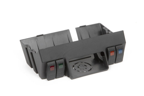 Daystar 2007-2018 Jeep Wrangler JK 2WD/4WD - Radio Mount & Switches (GMRS Radio Not Included) - KJ71064BK