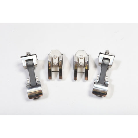 Rugged Ridge 07-18 Jeep Wrangler Stainless Steel Hood Catch Set - 11116.06