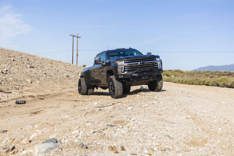 DV8 Offroad 20-23 Chevrolet Silverado 2500/3500 Spec Series Front Bumper w/ Winch - FBCS2-03