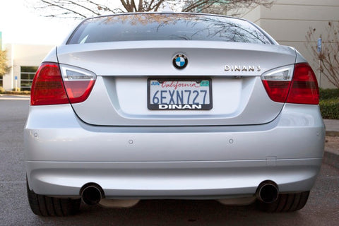 Dinan 07-11 BMW 335i/335xi (E90) Free Flow Axleback Exhaust System - Black Tips - D660-0012-BLK