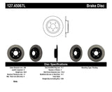 StopTech 04-10 Mazda3 Slotted & Drilled Left Rear Rotor - 127.45067L
