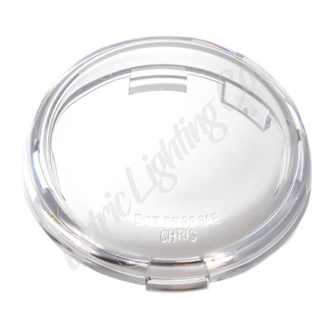 Letric Lighting Clear Bullet Turn Signal Lenses 2in - LLC-2C