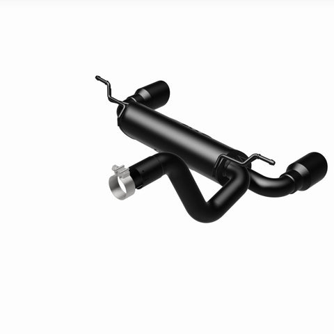 MagnaFlow 2018+ Jeep Wrangler 3.6L Dual Black Tip Axle-Back Exhaust - 19388