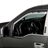 Putco 02-06 GMC Sierra EXT cab/Crew Cab (Front Only) - Excl Reg Cab Element Chrome Window Visors - 480010