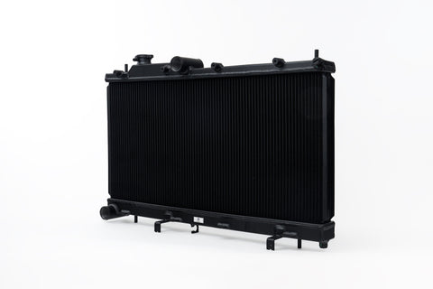 CSF 08-21 Subaru WRX/STI 2-Row 42mm Race-Spec All Aluminum Radiator - Black - 7095B