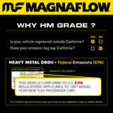 MagnaFlow 02-04 Infiniti I35 3.5L / 02-03 Nissan Maxima 3.5L Rear Underbody D/F Catalytic Converter - 93197