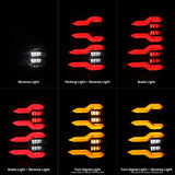 AlphaRex 09-18 Dodge Ram Luxx-Series LED Tail Lights Black w/ Activation Light & Sequential Signal - 640004