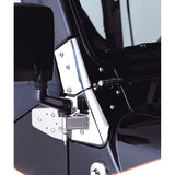 Rugged Ridge 97-02 Jeep Wrangler TJ Stainless Steel Mirror Relocation Brackets - 11026.02