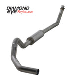 Diamond Eye KIT 4in TB MFLR RPLCMENT PIPE SGL SS: 98.5-02 DODGE CUMMINS 5.9L - K4212S-RP