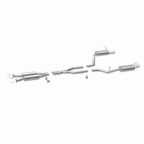 MagnaFlow 11-12 Dodge Durango V8 5.7L Dual Split Rear Exit Stainless Cat Back Performance Exhaust - 15068