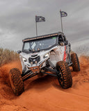 Elektric Offroad 2017+ Can Am X3 Maverick Billet Front Winch Bumper Anodized Clear - FWB210036