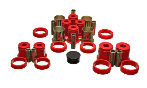 Energy Suspension 72-79 Ford Fairlane/GranTorino/Torino/Elite Red Rear End Control Arm Bushing Set - 4.3120R
