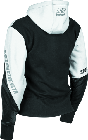 Speed and Strength Cat Outa Hell Hoody White/Black Womens - XS - 884456