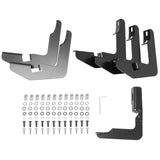 Westin 2014-2018 Chevrolet/GMC Silverado Sierra 1500 Dbl Cab PRO TRAXX 5 Oval Nerf Step Bars - Black - 21-53715