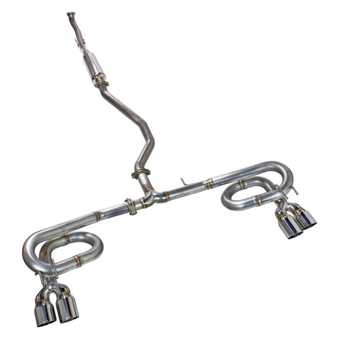 Remark 2022+ Honda Civic Sport Hatchback FL2 (Link Loop) Cat-Back Exhaust Stainless Steel Tip - RK-C4063H-10