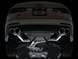AWE Tuning 19-23 Audi C8 S6/S7 2.9T V6 AWD Track Edition Exhaust - Chrome Silver Tips - 3020-42101