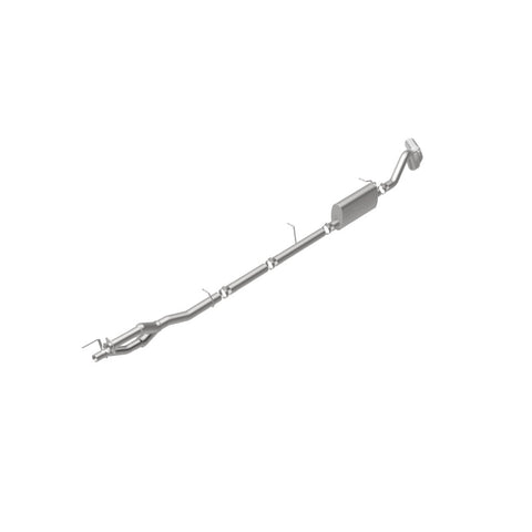 MagnaFlow Sys C/B 11-15 Ford Super Duty F250 6.2L EC CC, SS 3.5in Single Rear Pass Side Ext 5in Tip - 19174