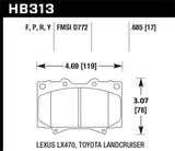 Hawk HPS Street Brake Pads - HB313F.685
