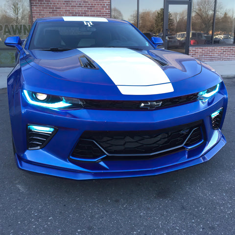 Oracle 16-18 Chevy Camaro Dynamic Headlight DRL Upgrade Kit - ColorSHIFT - Dynamic - 3982-332