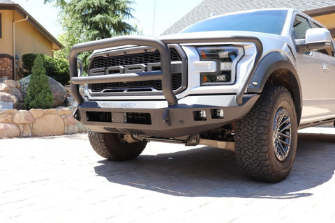 Road Armor 17-20 Ford Raptor Stealth Front Bumper w/Lonestar Guard - Tex Blk - 6171F5B-NW