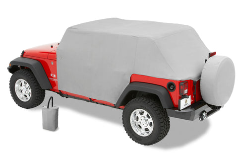 Bestop 04-06 Jeep Wrangler TJ Unlimited All Weather Trail Cover (Charcoal / Gray) - 81038-09