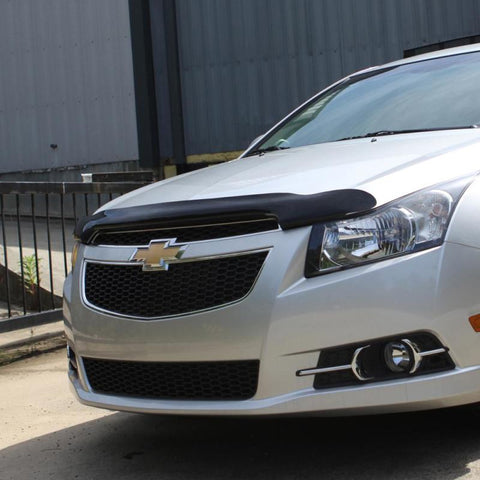 AVS 11-14 Chrysler 200 Carflector Low Profile Hood Shield - Smoke - 20060