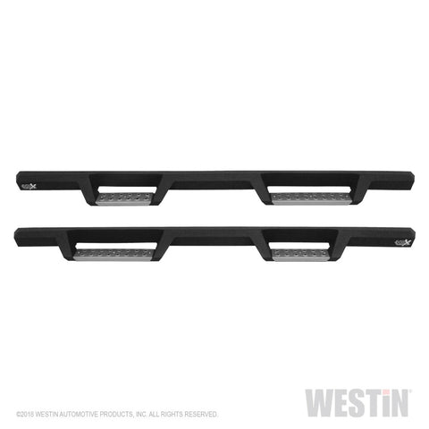 Westin 05-20 Toyota Tacoma Double Cab HDX Stainless Drop Nerf Step Bars - Textured Black - 56-127752