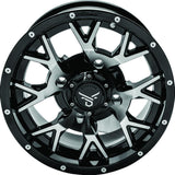 QuadBoss Barbwire 14X7 - 5+2 - 4/137 - Black Machined - 608575