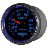 AutoMeter Gauge Vac/Boost 2-5/8in. 30Inhg-45PSI Mechanical Cobalt - 7908