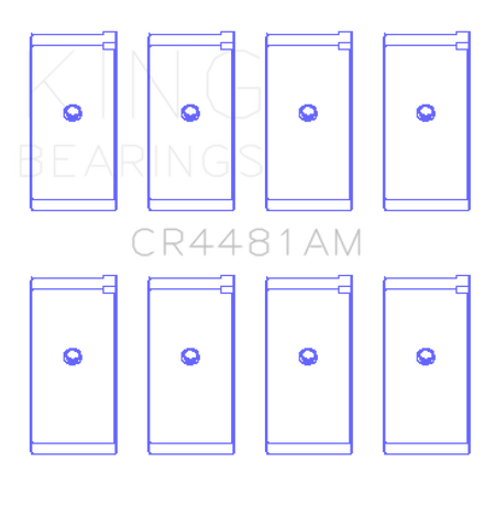 King Mitsubishi 4G63/4G64 6 Bolt 1st Gen DSM (Size 0.50mm) Rod Bearing Set - CR4481AM0.5