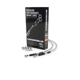 Goodridge 00-05 Harley-Davidson FXD/C Clear Front Brake Line w/Clear Fitting - HD0042-1FC-CL
