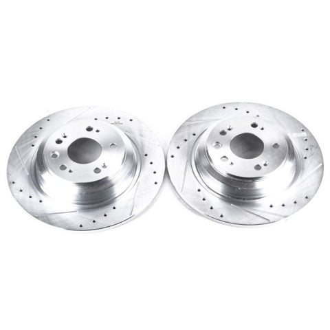 Power Stop 09-14 Acura TL Rear Evolution Drilled & Slotted Rotors - Pair - JBR1382XPR