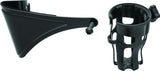 Kuryakyn Reflex Drink Holder Right Side HD Touring Passenger Mount 14 and Up Gloss Black - 6487