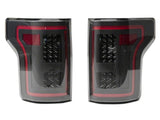 Raxiom 15-17 Ford F-150 LED Tail Lights w/ SEQL Turn Signals- Blk Housing (Clear Lens) - T544625