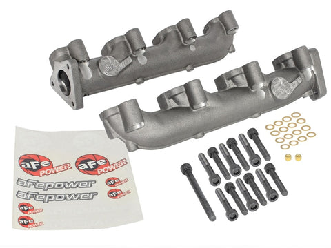 aFe Power BladeRunner Ported Ductile Iron Exhaust Manifold 01-16 GM Diesel Trucks V8-6.6L (td) - 46-40024