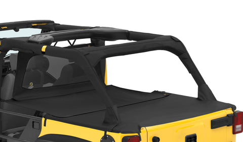 Bestop 07-18 Jeep Wrangler JK 4-Door Duster Deck Extension (Black Diamond) - 90034-35